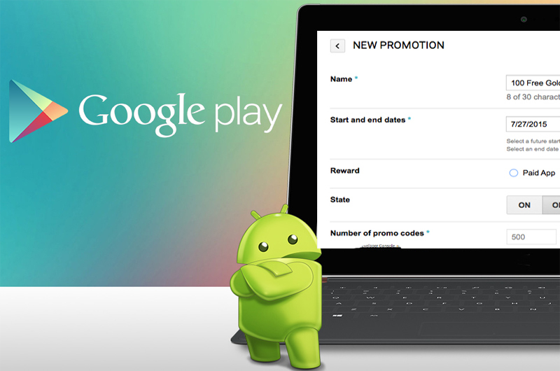 Промокоды в Google Play для оплаты.